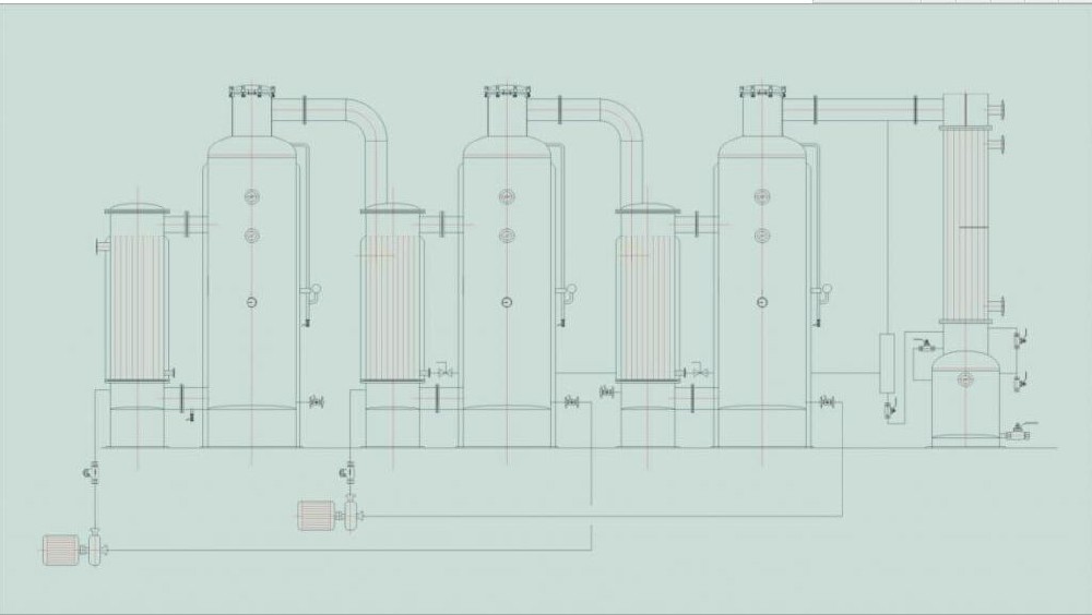 河南雙誠環(huán)保專業(yè)生產(chǎn)廢水廢氣循環(huán)設(shè)備單效蒸發(fā)器，多效蒸發(fā)器。